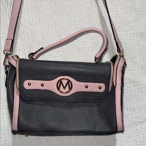 Black and Pink Crossbody Bag MIA K NWOT